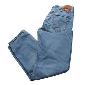 Levis Mens Jeans 511 32 X 34 Slim Fit Cotton Pocket Pockets Light Wash